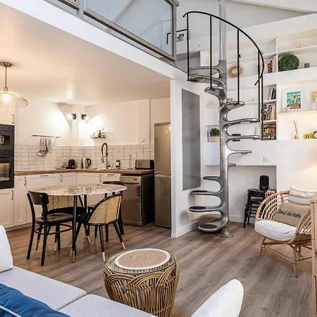 Renovated Duplex - Croisette Golden Square Appartement